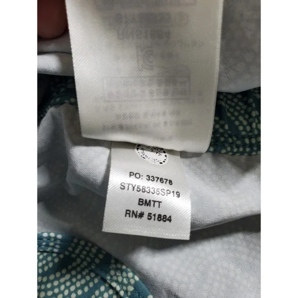 Patagonia Fleetwith Dress Women's‎ Medium Athletic Hiking Outdoor Green Pockets - Picture 10 of 14